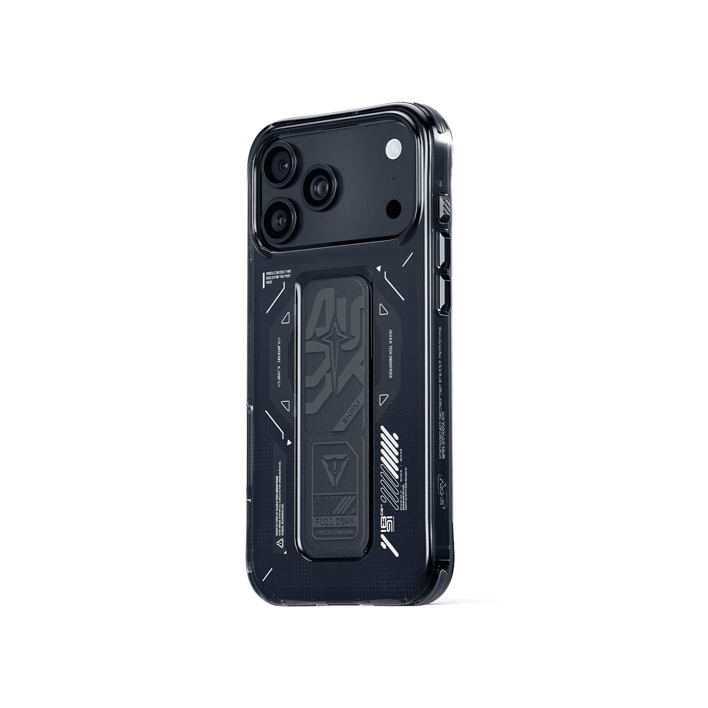 SKINARMA HELIO Mag-Charge iPhone 17 Pro with Grip-Stand - GRAPHITE