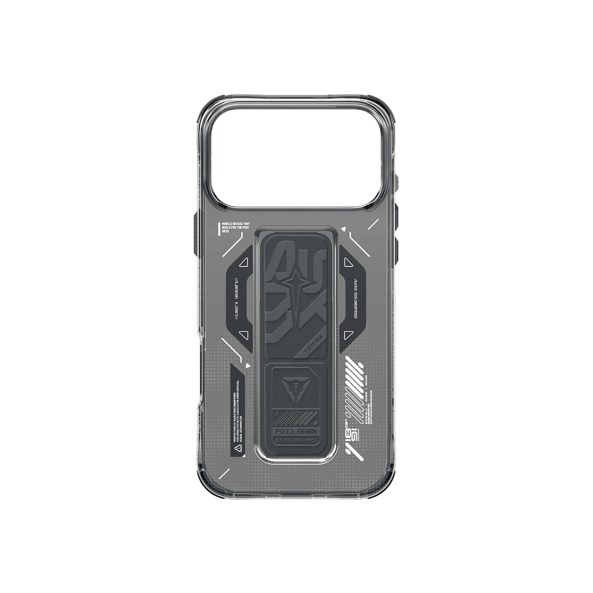 SKINARMA HELIO Mag-Charge iPhone 17 Pro with Grip-Stand - GRAPHITE