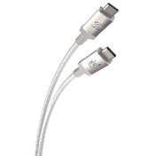 كابل Scosche StrikeLine متين USB-C إلى Lightning بطول 4 أقدام (1.2 متر) - أبيض