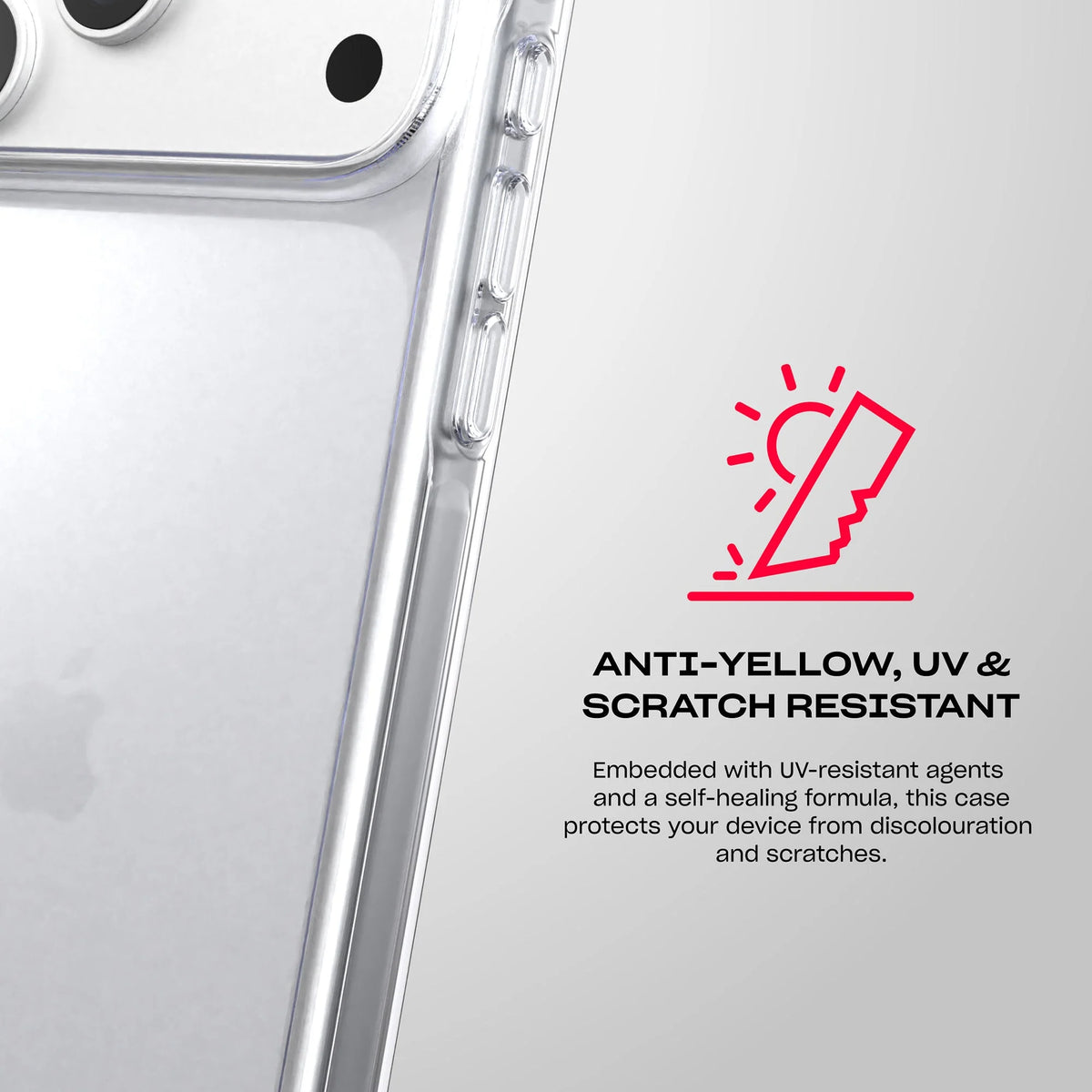 Tech21 EvoClear Case with MagSafe for iPhone 18 Pro - Clear