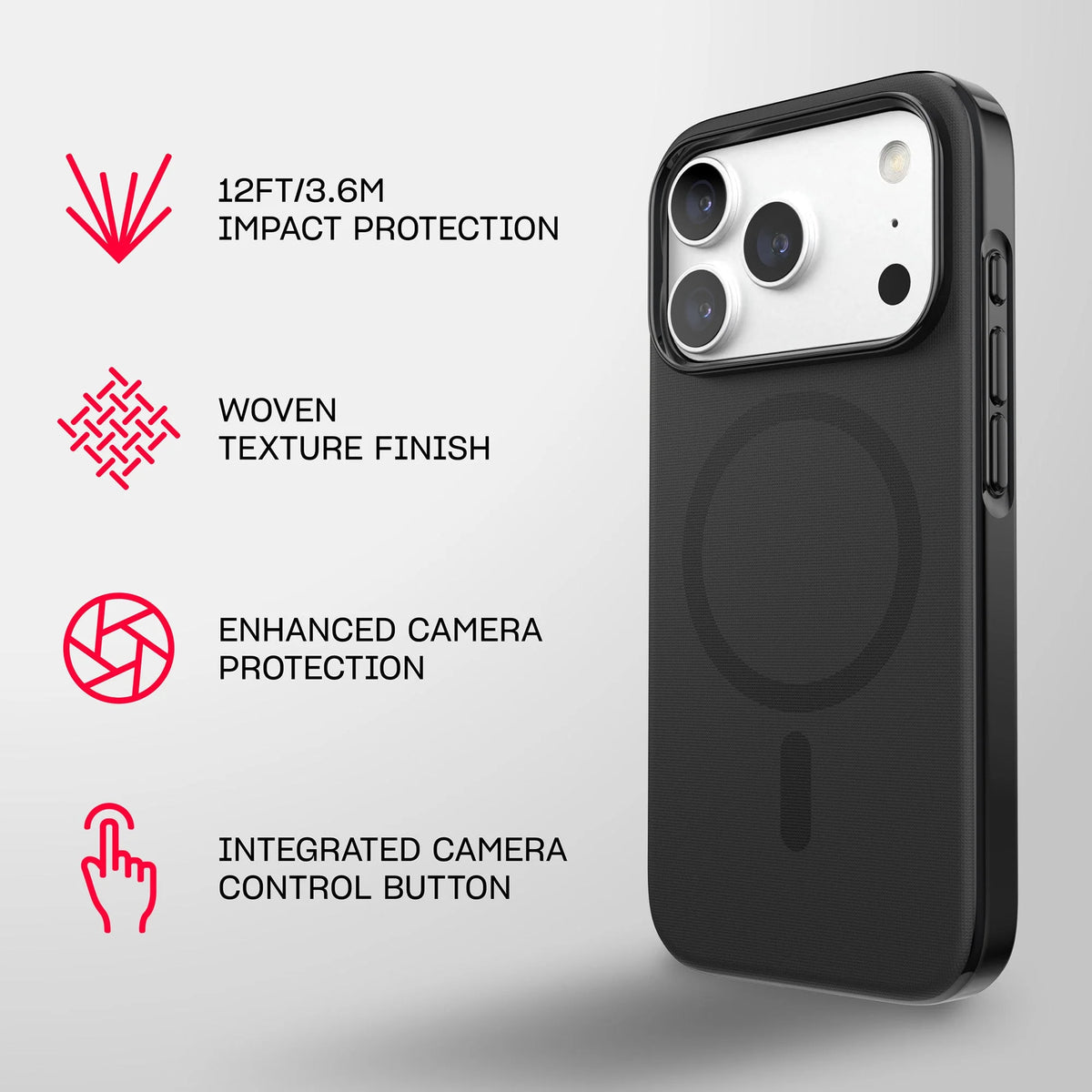 Tech21 EvoPulse iPhone 18 Pro Max Case with MagSafe - Black