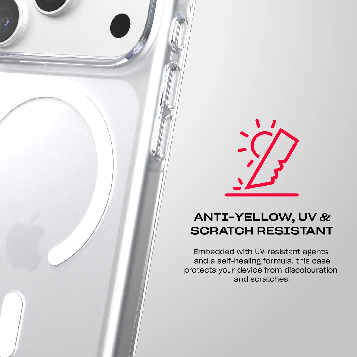 Tech21 EvoLite Clear Case with MagSafe for iPhone 18 Pro Max - Clear