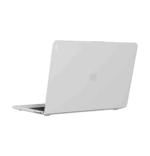 جراب UNIQ CLARO لجهاز MacBook Air مقاس 14 بوصة (M1-M5) – شفاف مطفي