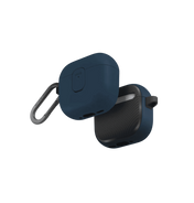 UNIQ CLYDE AIRPODS 4TH GEN LOCK CASE - BLUE (ROYAL BLUE/DARK GREY)