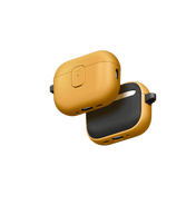 حافظة UNIQ CLYDE AIRPODS PRO الجيل الثالث بقفل – أصفر ورمادي داكن