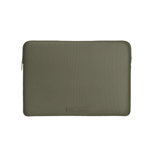 UNIQ CYPRUS RIDGE EDITION WATER-RESISTANT NEOPRENE LAPTOP SLEEVE 13” (UP TO 14”) - DARK SAGE GREEN