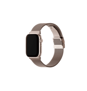 UNIQ DANTE PRO APPLE WATCH SELF-ADJUSTABLE MESH STEEL BAND 49/46/45/44MM - METALLIC ROSE