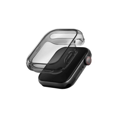 UNIQ GARDE HYBRID WATCH CASE WITH SCREEN PROTECTION 44MM (SE3|SE2) - SMOKE