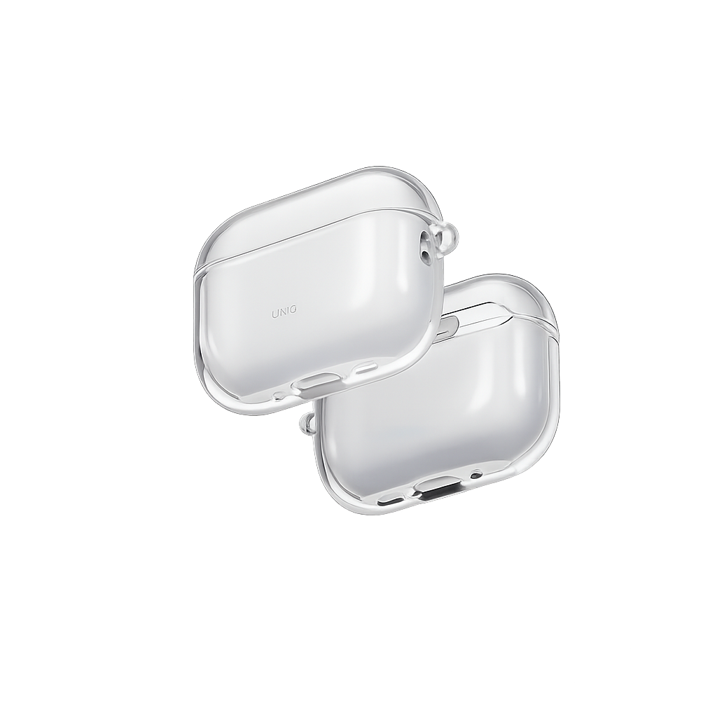 UNIQ GLASE AIRPODS PRO 3RD GEN HANG CASE - GLOSSY CLEAR