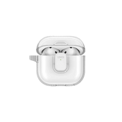 جراب UNIQ GLASE PRO لسماعات AirPods الجيل الرابع بقفل – شفاف لامع