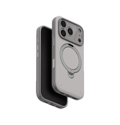 UNIQ HYBRID IPHONE 18 PRO ELIX WITH 360 ROTATING KICKSTAND - CLOUD STONE