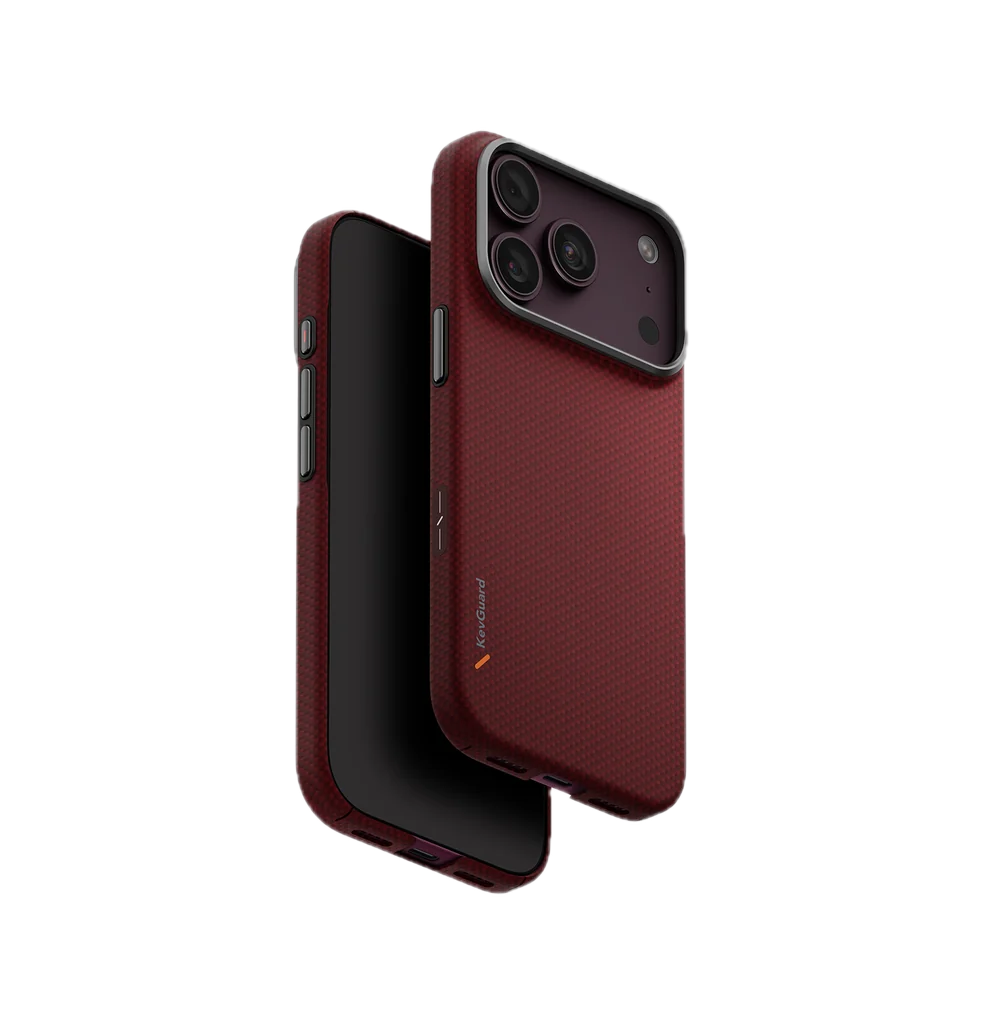 UNIQ HYBRID IPHONE 18 PRO MAGCLICK CHARGING KEVA EDGE - EMBER RED