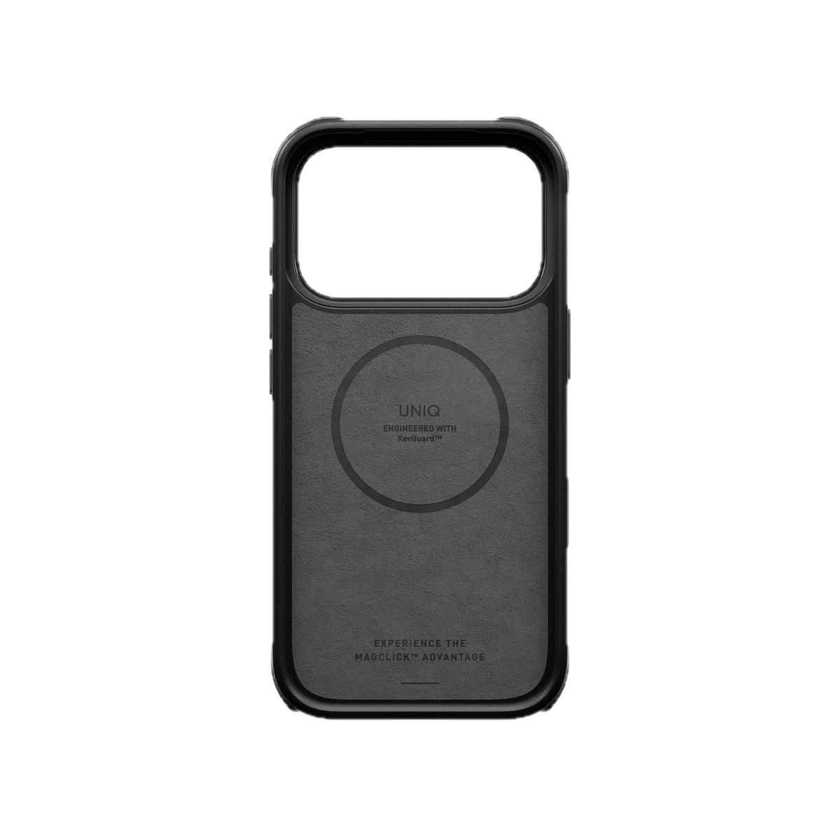 UNIQ HYBRID IPHONE 18 PRO MAGCLICK CHARGING KEVA MŌV - CARBON BLACK