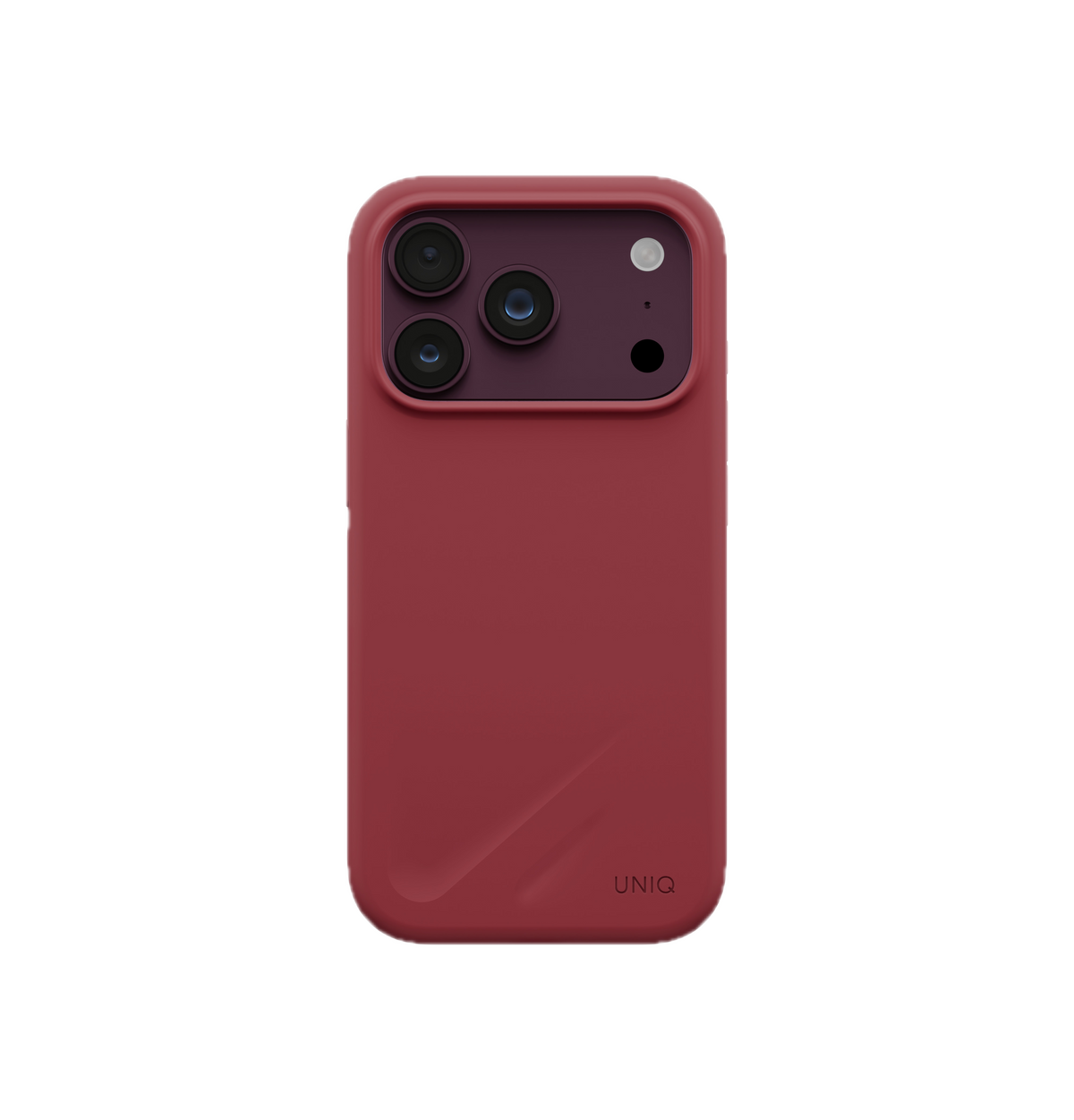 UNIQ HYBRID IPHONE 18 PRO MAGCLICK CHARGING LINO - CRANBERRY RED