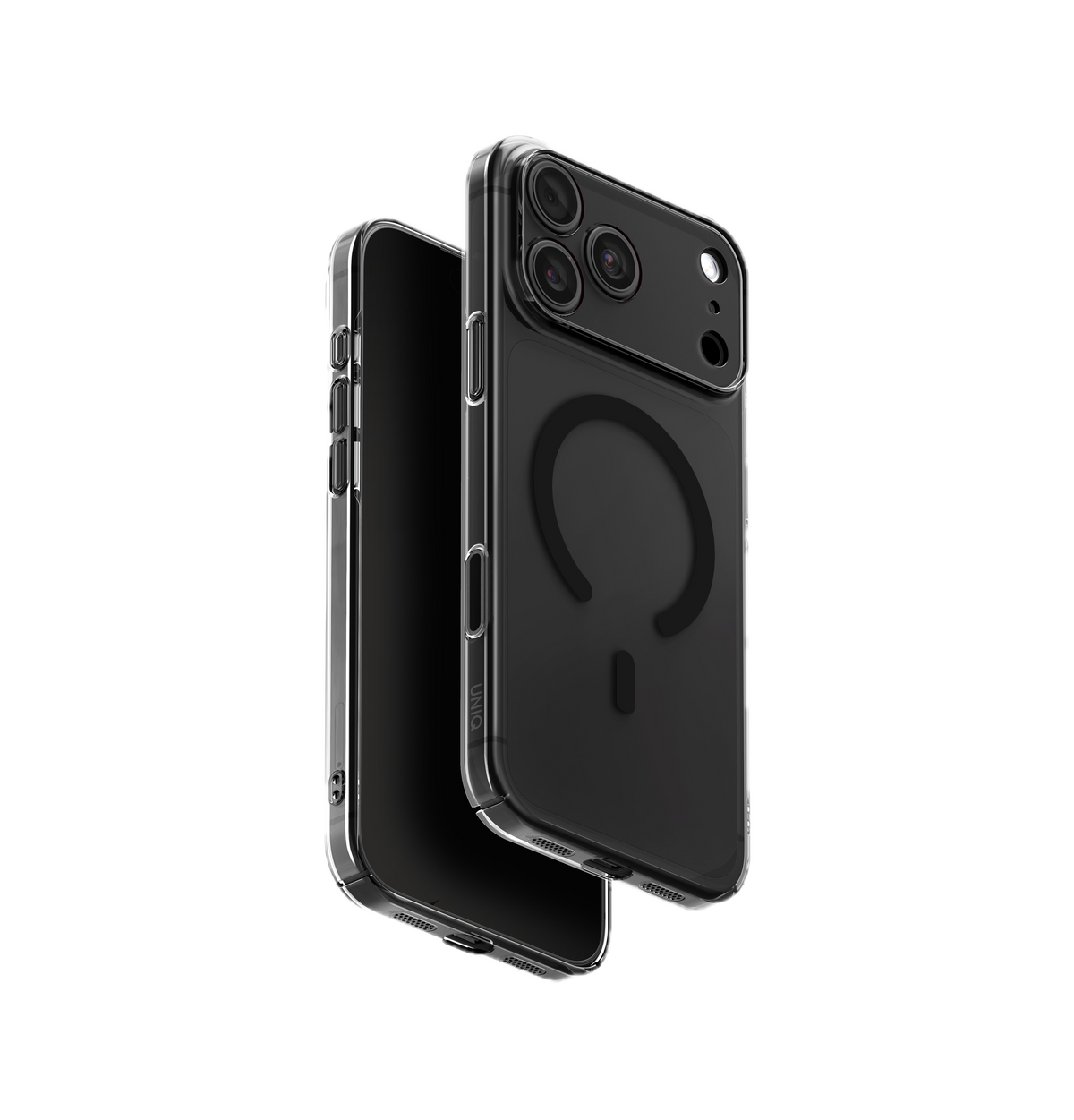 UNIQ HYBRID IPHONE 18 PRO MAX MAGCLICK CHARGING AIRSUIT - GLOSSY SMOKE