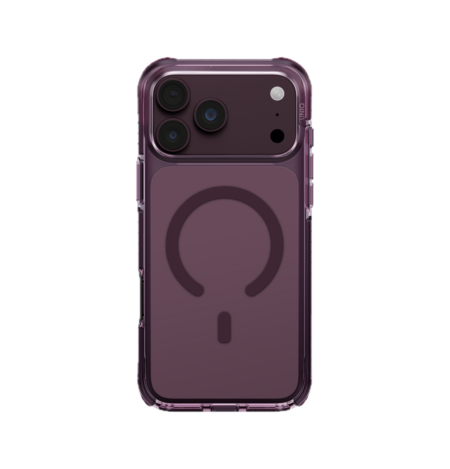 UNIQ HYBRID IPHONE 18 PRO MAX MAGCLICK CHARGING COMBAT - DEEP BURGUNDY
