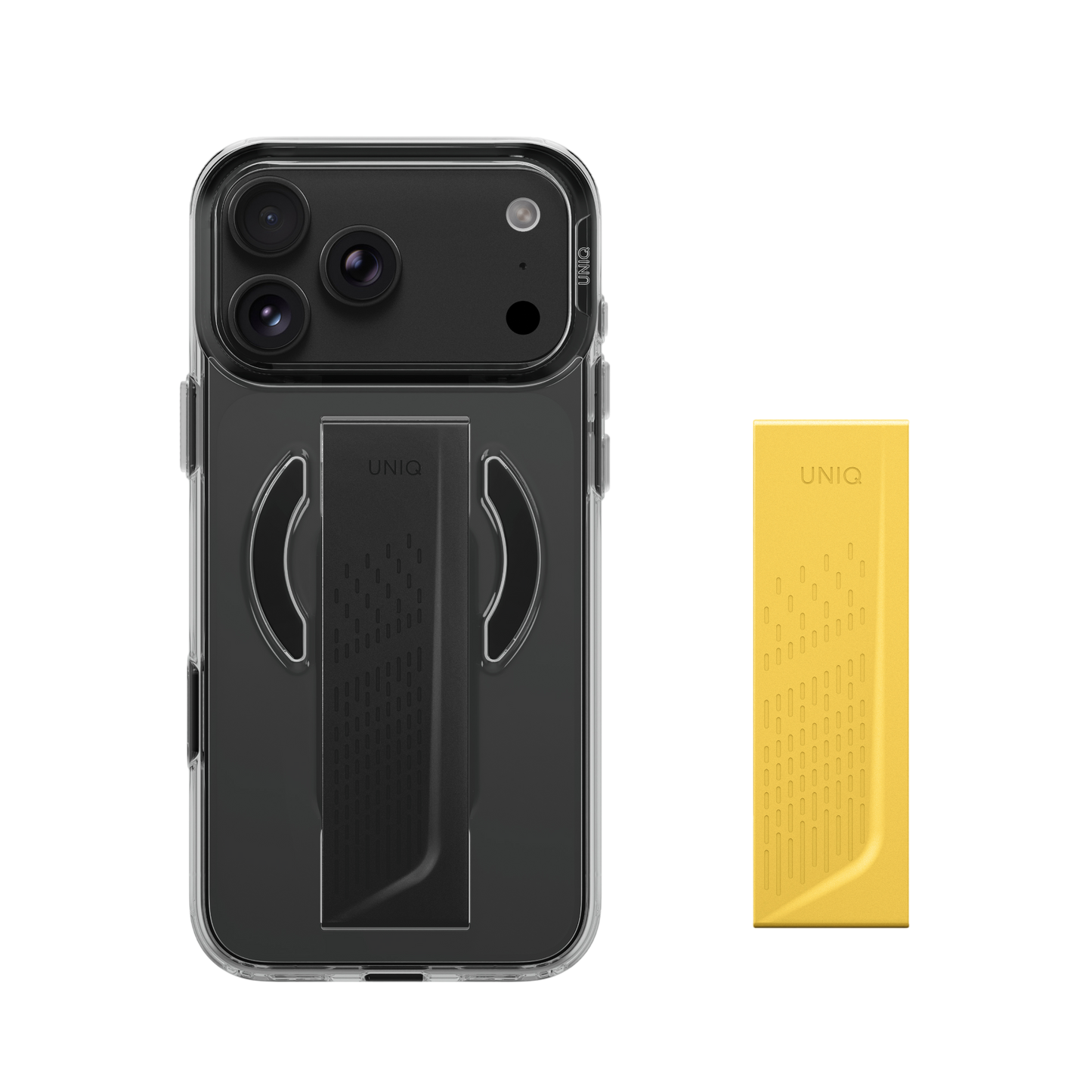 UNIQ HYBRID IPHONE 18 PRO MAX MAGCLICK CHARGING HELDRO AIR - TINTED SMOKE