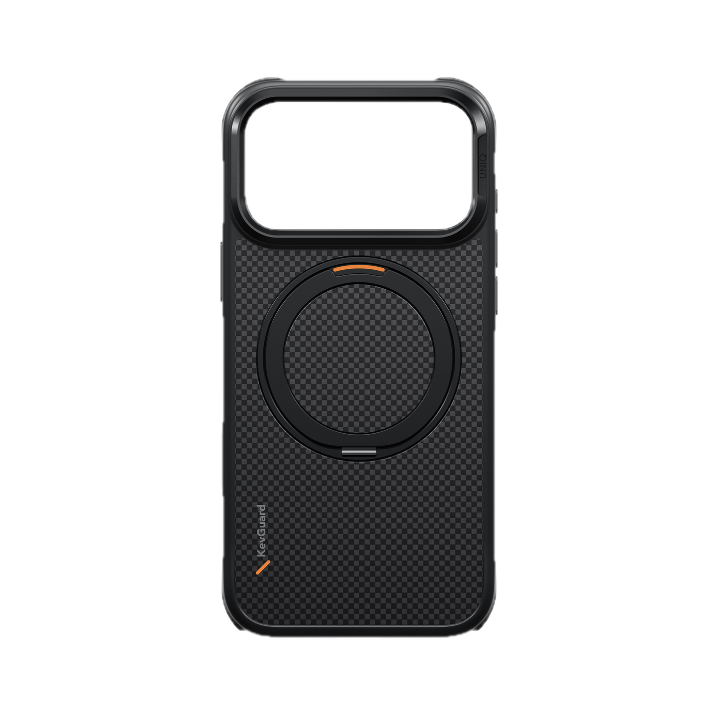 UNIQ HYBRID IPHONE 18 PRO MAX MAGCLICK CHARGING KEVA MŌV - CARBON BLACK