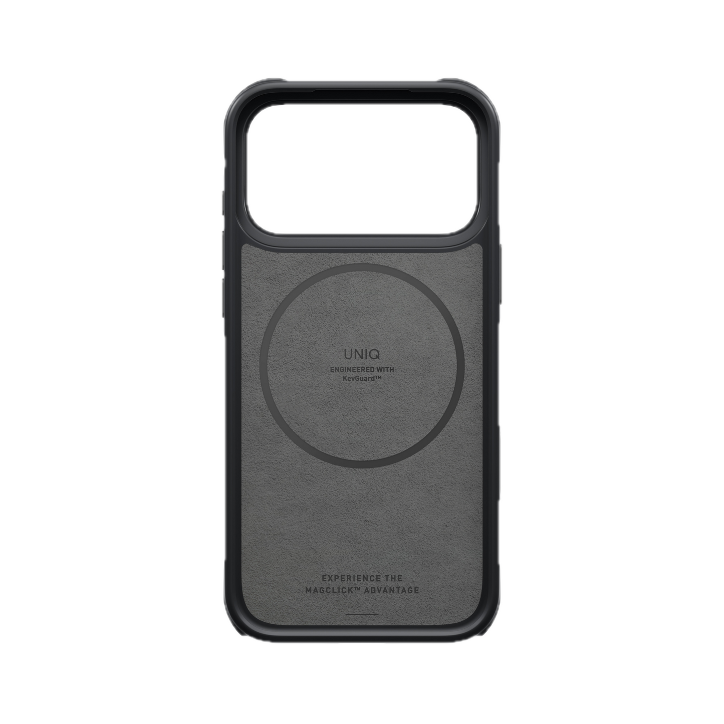 UNIQ HYBRID IPHONE 18 PRO MAX MAGCLICK CHARGING KEVA MŌV - CARBON BLACK