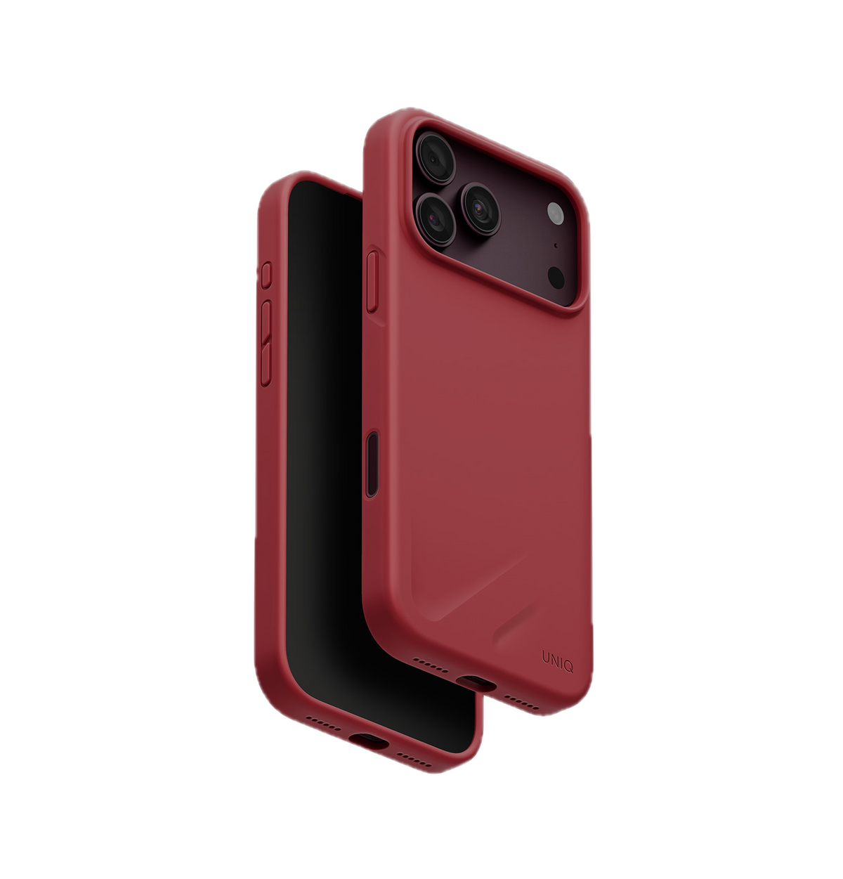 UNIQ HYBRID IPHONE 18 PRO MAX MAGCLICK CHARGING LINO - CRANBERRY RED
