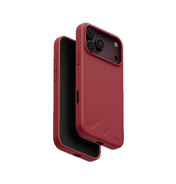 UNIQ HYBRID IPHONE 18 PRO MAX MAGCLICK CHARGING LINO - CRANBERRY RED