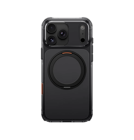 UNIQ HYBRID IPHONE 18 PRO MAX SWIVIX WITH 360 ROTATING KICKSTAND - CARBON BLACK