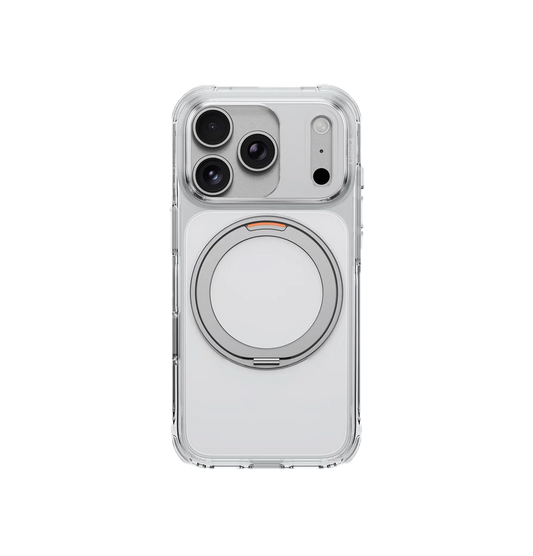 UNIQ HYBRID IPHONE 18 PRO SWIVIX WITH 360 ROTATING KICKSTAND - LUCENT CLEAR