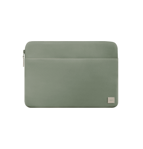 UNIQ VIENNA PROTECTIVE RPET FABRIC LAPTOP SLEEVE (UP TO 14”) - LAUREL GREEN