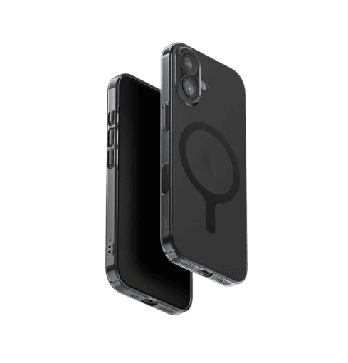 جراب UniQ AirSuit فائق النحافة بسُمك 1.3 مم ومتوافق مع MagClick™ لهاتف iPhone 17 - دخاني
