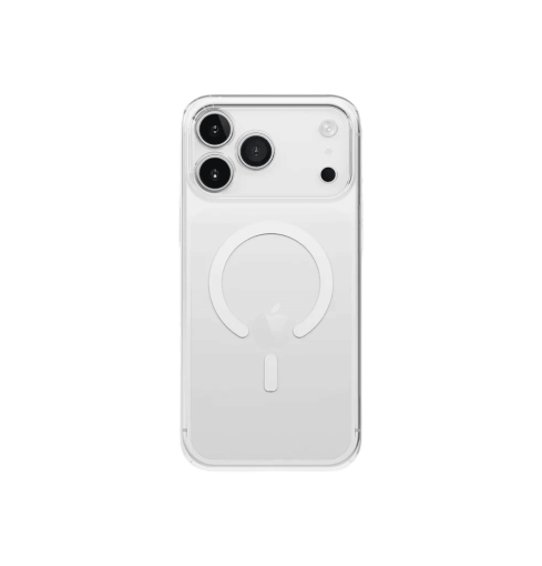 جراب UniQ AirSuit بسُمك 1.3 مم فائق النحافة والمتوافق مع MagClick لهاتف iPhone 17 Pro Max - شفاف