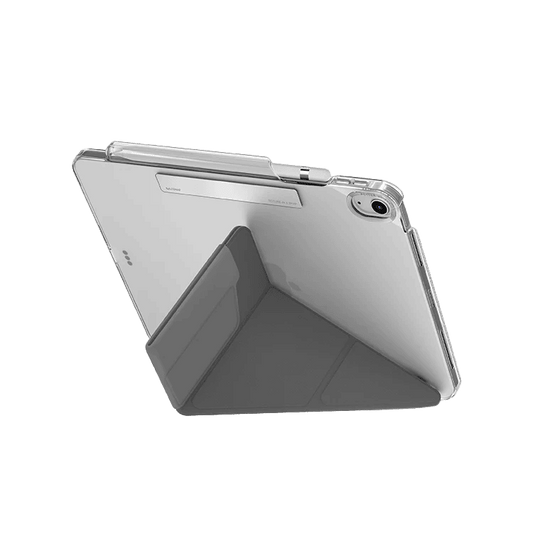 جراب Uniq Camden Click لجهاز iPad 11 بوصة A16 (2025) و10.9 بوصة الجيل العاشر (2022) - رمادي