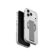 جراب UniQ Heldro Air Slim FlexGrip مع شحن مغناطيسي لهاتف iPhone 17 Pro Max - شفاف لامع