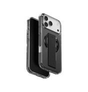 جراب UniQ Heldro Air Slim FlexGrip مع شحن مغناطيسي لهاتف iPhone 17 Pro Max - دخاني