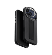Uniq Heldro Pro FlexGrip Leatherette Case for iPhone 17 Pro Max - Dallas Black