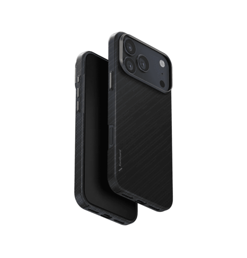 Uniq Keva Edge Slimline 100% Aramid Case for iPhone 17 Pro Max - Black