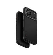 Uniq Keva Tough Aramid Protective Case for iPhone 17 Pro Max - Carbon Black