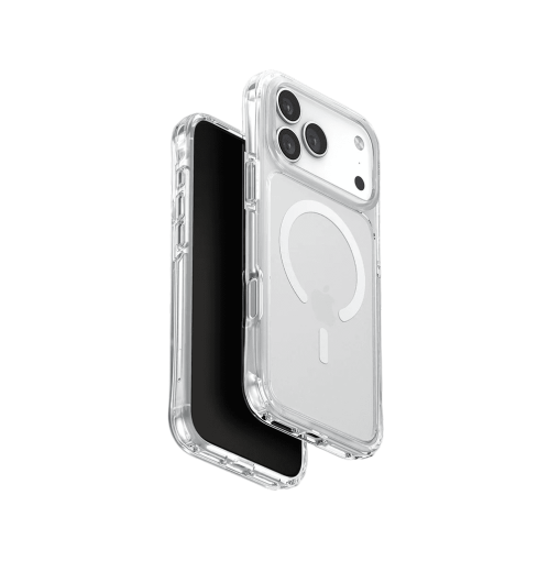 Uniq LifePro Xtreme Anti-Fingerprint Slim Hybrid Case with MagClick Compatibility for iPhone 17 Pro Max - Clear