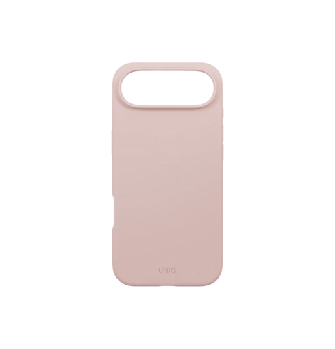 Uniq Lino Hybrid Silicone Case with MagClick Compatibility for iPhone 17 Pro - Blush Pink