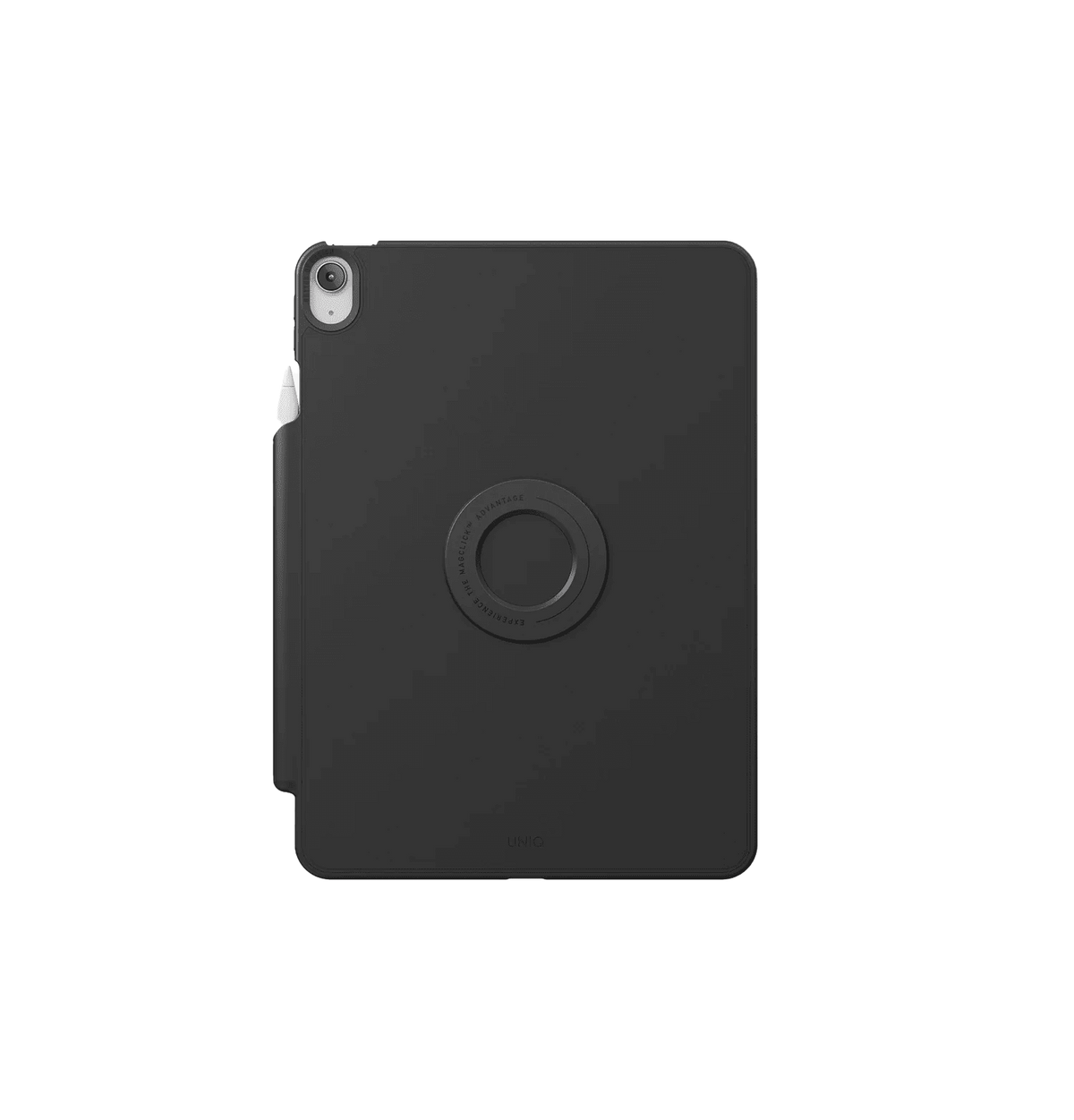 جراب Uniq Rovus Snapmount المغناطيسي القابل للفصل والدوران 360 درجة لجهاز iPad Air 11 بوصة | 10.9 بوصة (2024 | 2022/2020) - أسود