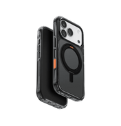 جراب UniQ Swivix 360° بحامل دوّار لهاتف iPhone 17 Pro - أسود