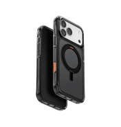جراب UniQ Swivix 360° بحامل دوّار لهاتف iPhone 17 Pro Max - أسود
