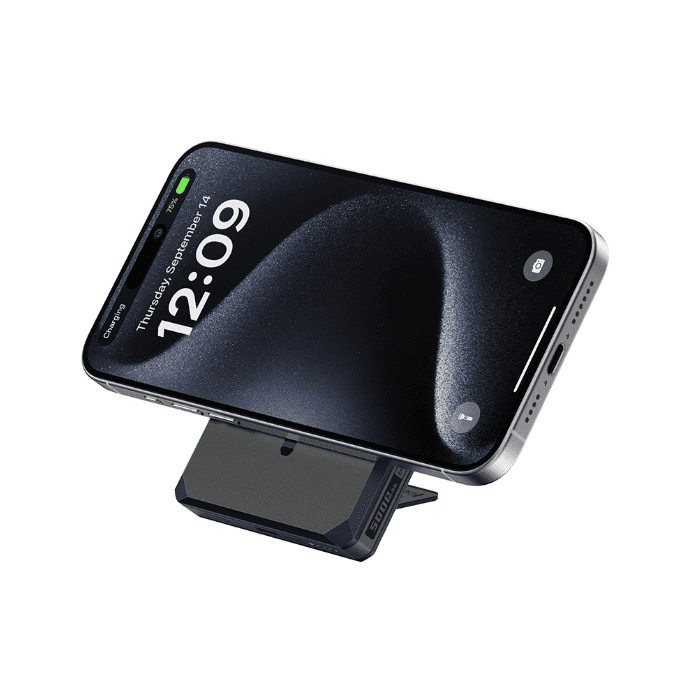 VEGER X5 6-in-1 5000mAh WalletTrack Power Bank with Find My - Black