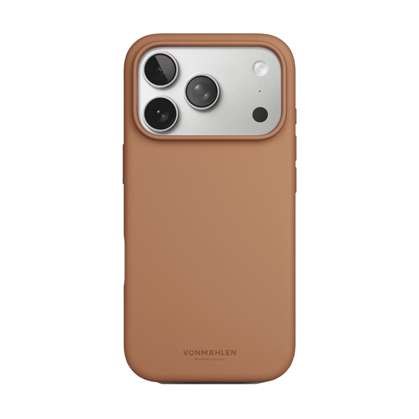 جراب سيليكون ناعم من Vonmahlen لهاتف iPhone 17 Pro - لون كريمي