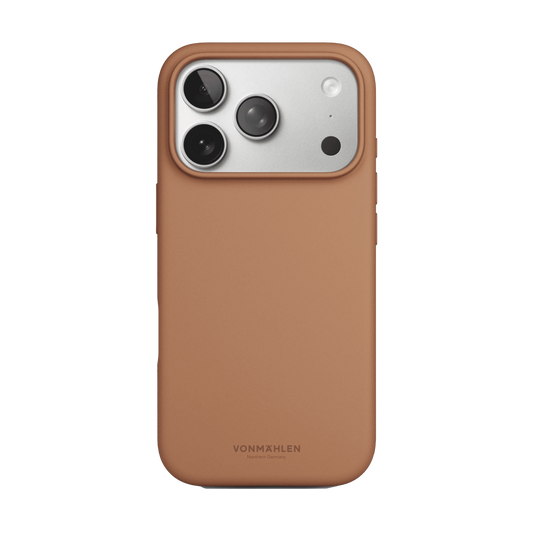 جراب سيليكون ناعم من Vonmahlen لهاتف iPhone 17 Pro - لون كريمي