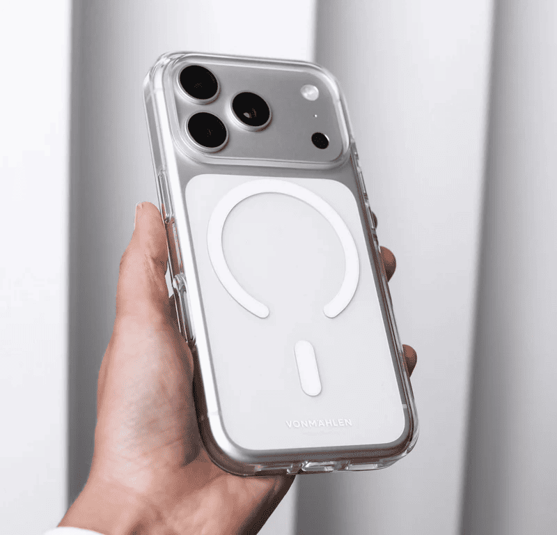 Vonmahlen Transparent Case 2 for iPhone 17 Pro - White