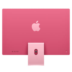 Rear panel view highlighting the pink finish on 24-inch iMac Retina 4.5K M4 256GB from Tradeline.