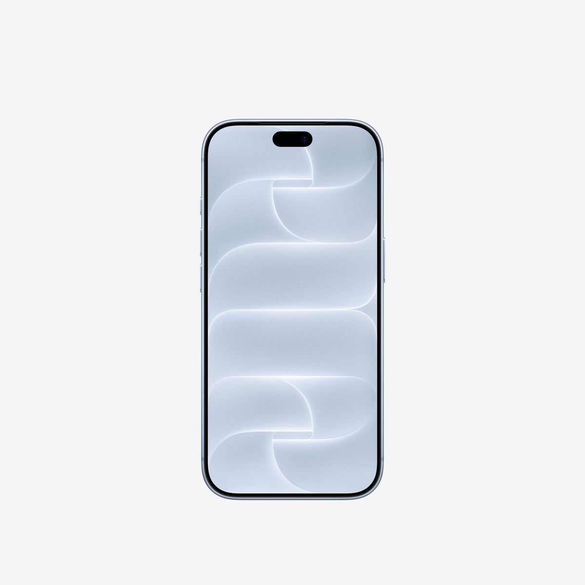 Front view display of the Apple iPhone 18 Pro 2TB Glacier smartphone at Tradeline Egypt.