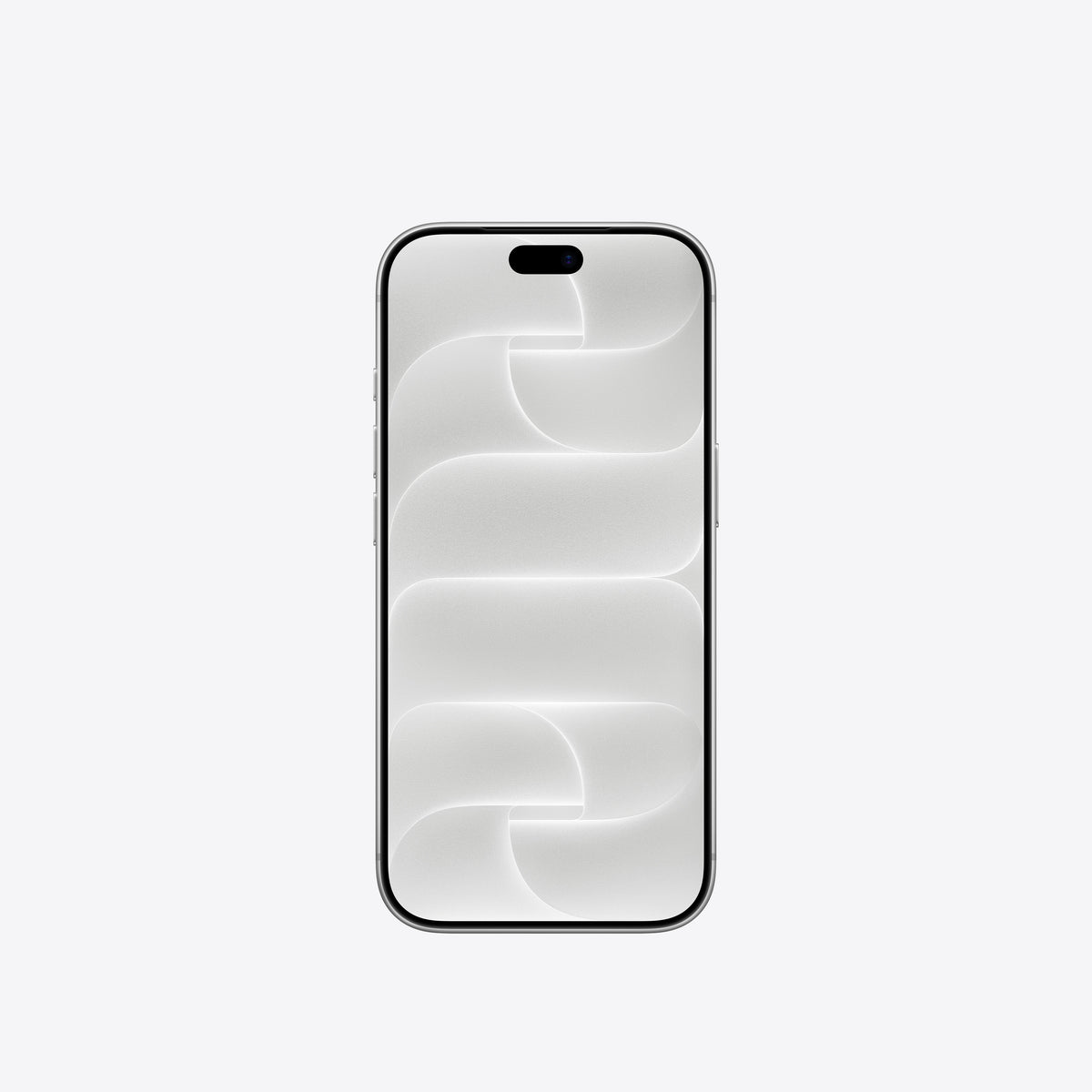 Front display panel view of the Apple iPhone 18 Pro 512GB Silver at Tradeline Egypt.