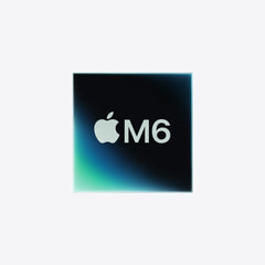 Graphic close-up of the Apple M6 chip inside the Mac mini 512GB Silver available at Tradeline.