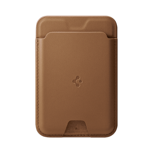 حامل بطاقات Spigen MagSafe طراز Valentinus | يتسع لـ 3 بطاقات (MagFit) - بني